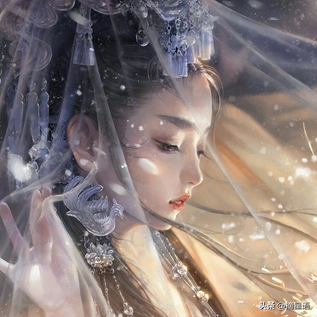 十二星座女生专属头像古风射手座,天秤座古风华丽头像