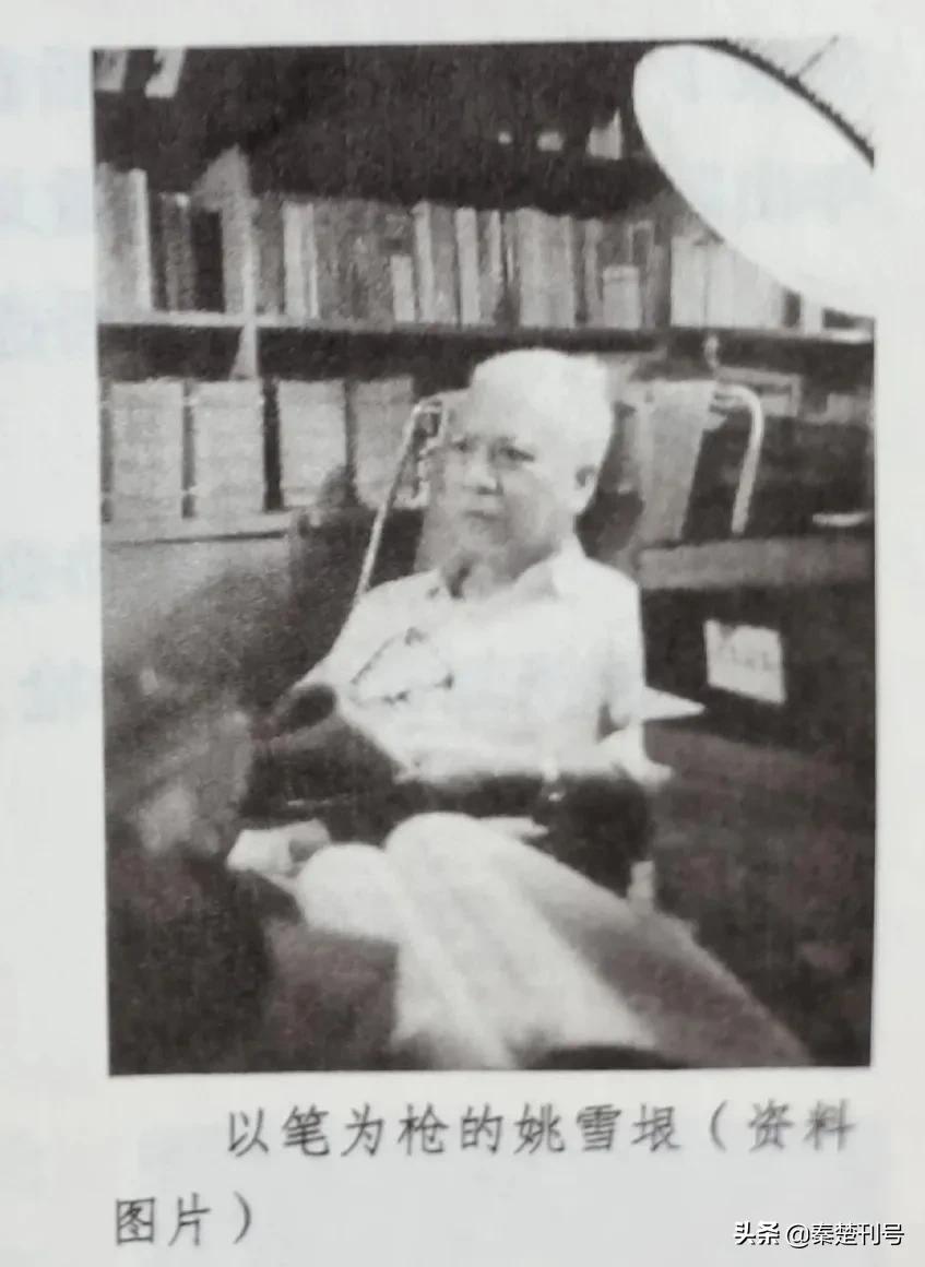 用笔杆子做刀枪,姚雪垠抗日时期照片