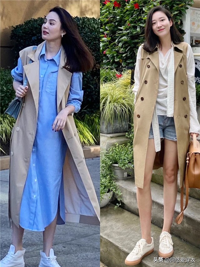 秋天马甲穿搭,马甲是秋天的必备品