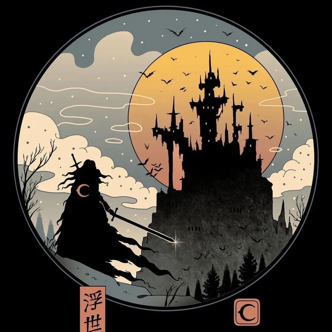 浮世绘动漫插画,菲律宾著名插画师作品