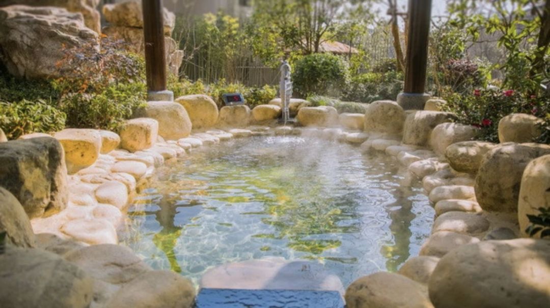 杭州附近泡温泉好去处推荐,杭州民宿推荐3-4人独立泡温泉