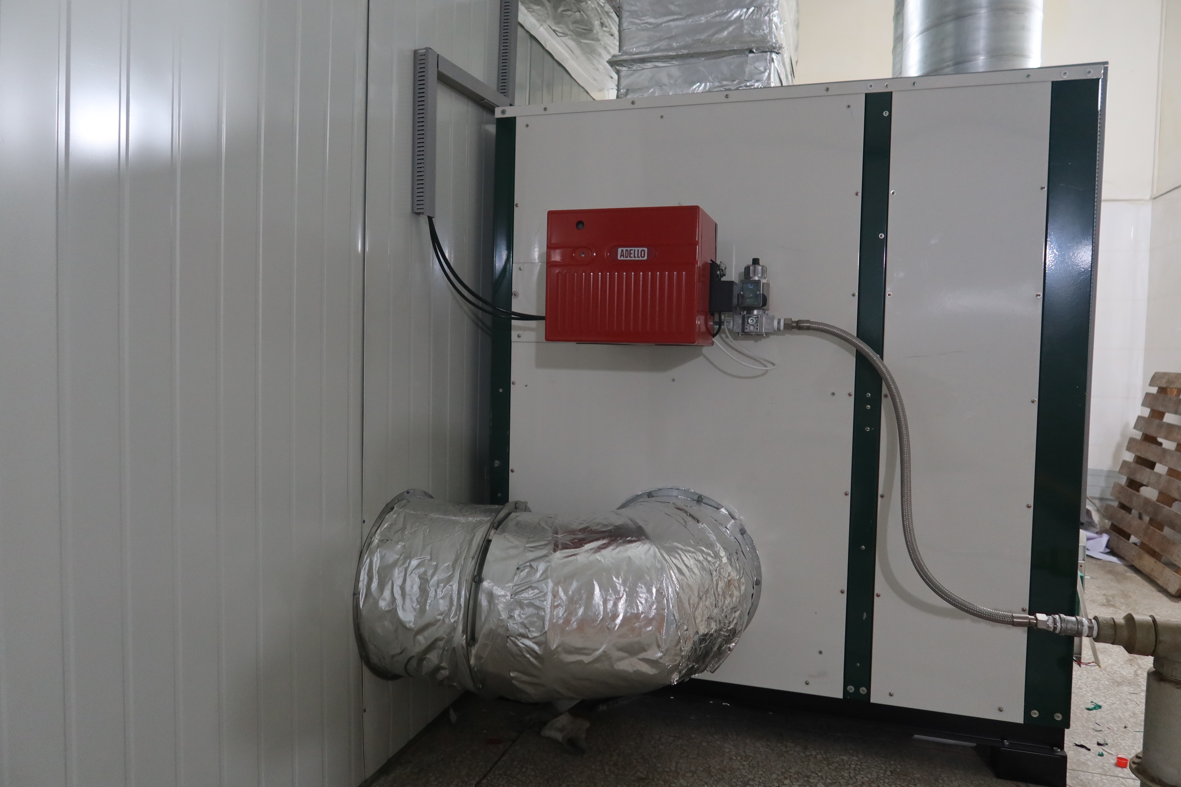 西部大旗天然气竹笋烘干房，比传统烘干房节约能源51%