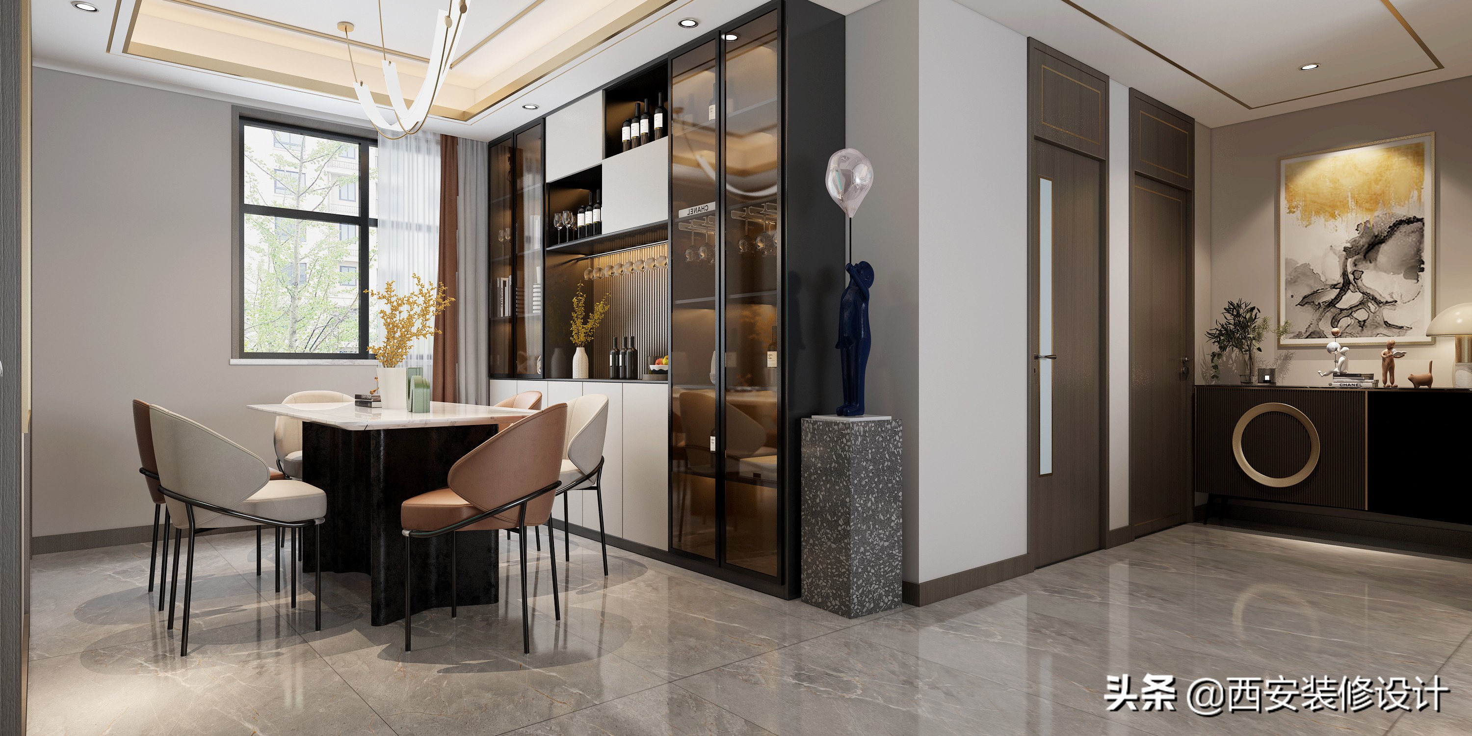 昆明澜庭三期141平米装修效果图,中建昆明澜庭三期效果图