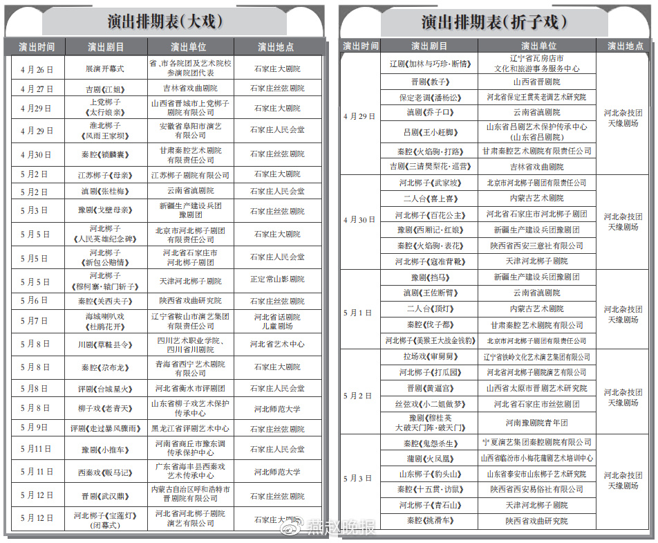 石家庄看戏免费,石家庄哪里能看戏