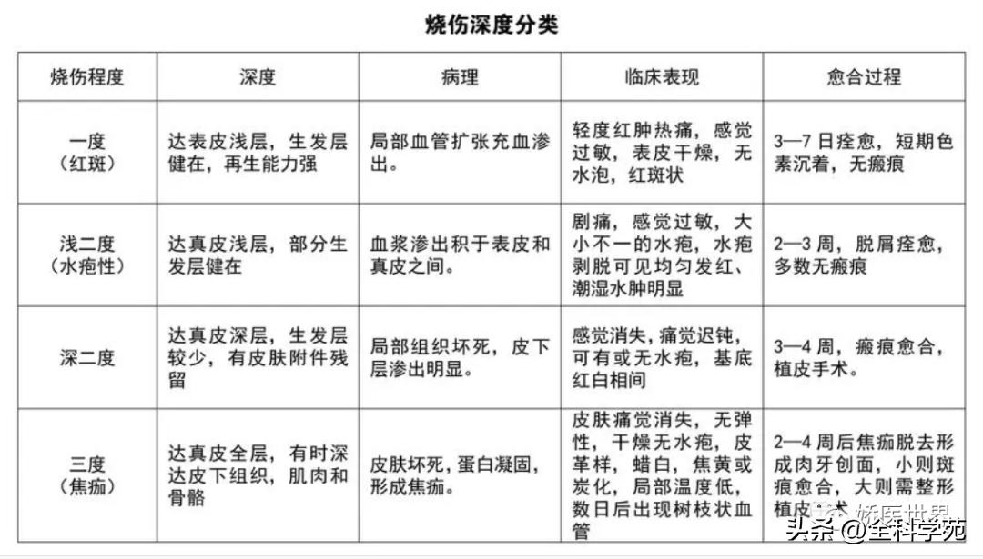 烧伤烫伤防护与急救知识英文,烧伤冻伤如何处理
