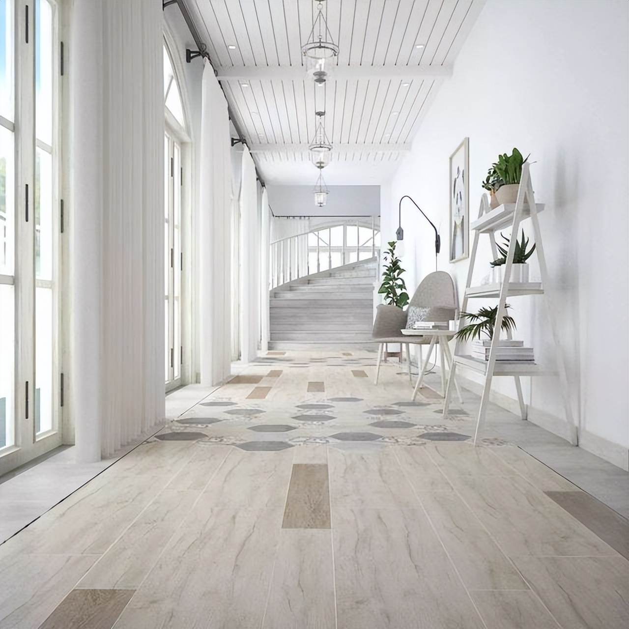 家里不用瓷砖用地坪漆,家里地板不用装修也可以