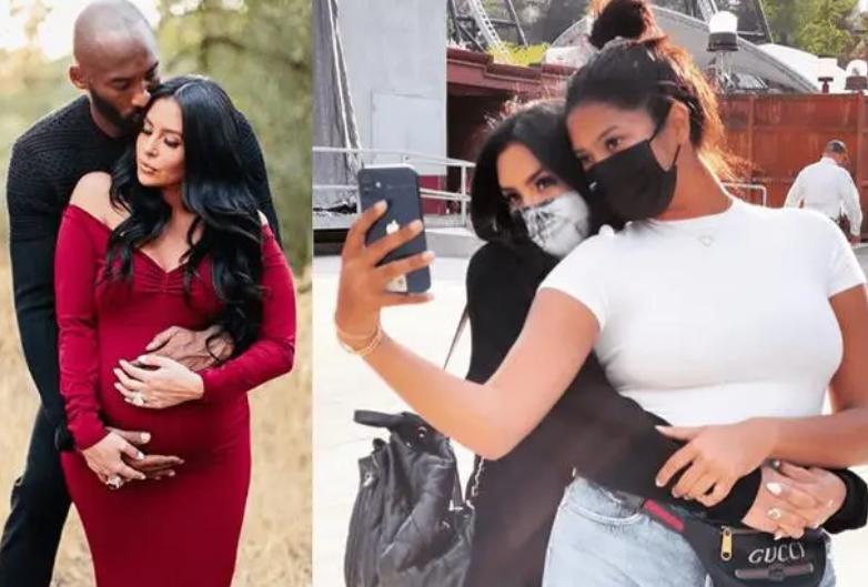 科比和女儿甜蜜,科比和宝贝女儿