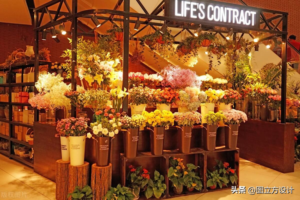 成都花店装修风格及装修效果图,花店的装修风格及效果图介绍