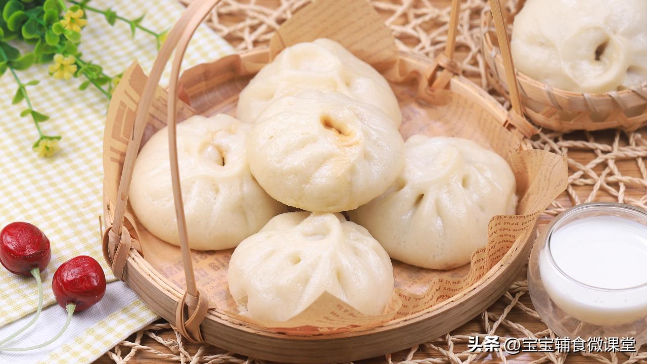 11个月宝宝小笼包做法,宝宝面包肉包子做法