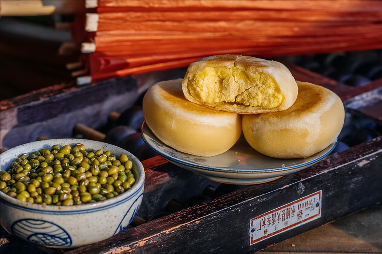 皮薄多层馅大的绿豆饼怎么做,自制软皮绿豆饼