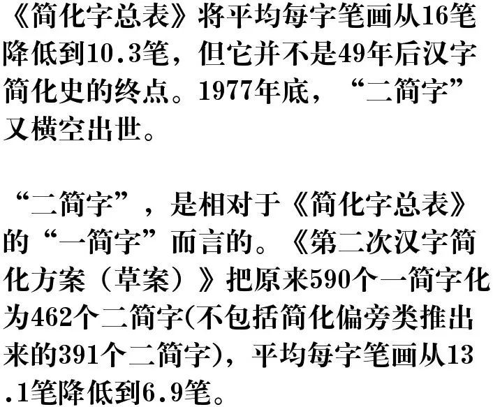 60年前汉字简化是不是很成功,最失败的汉字简化