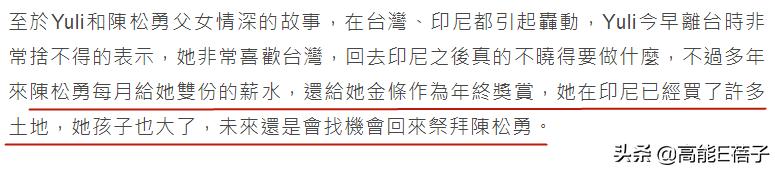 “雷老虎”陈松勇遗产争夺战落幕，印尼看护Yule获4百万离台
