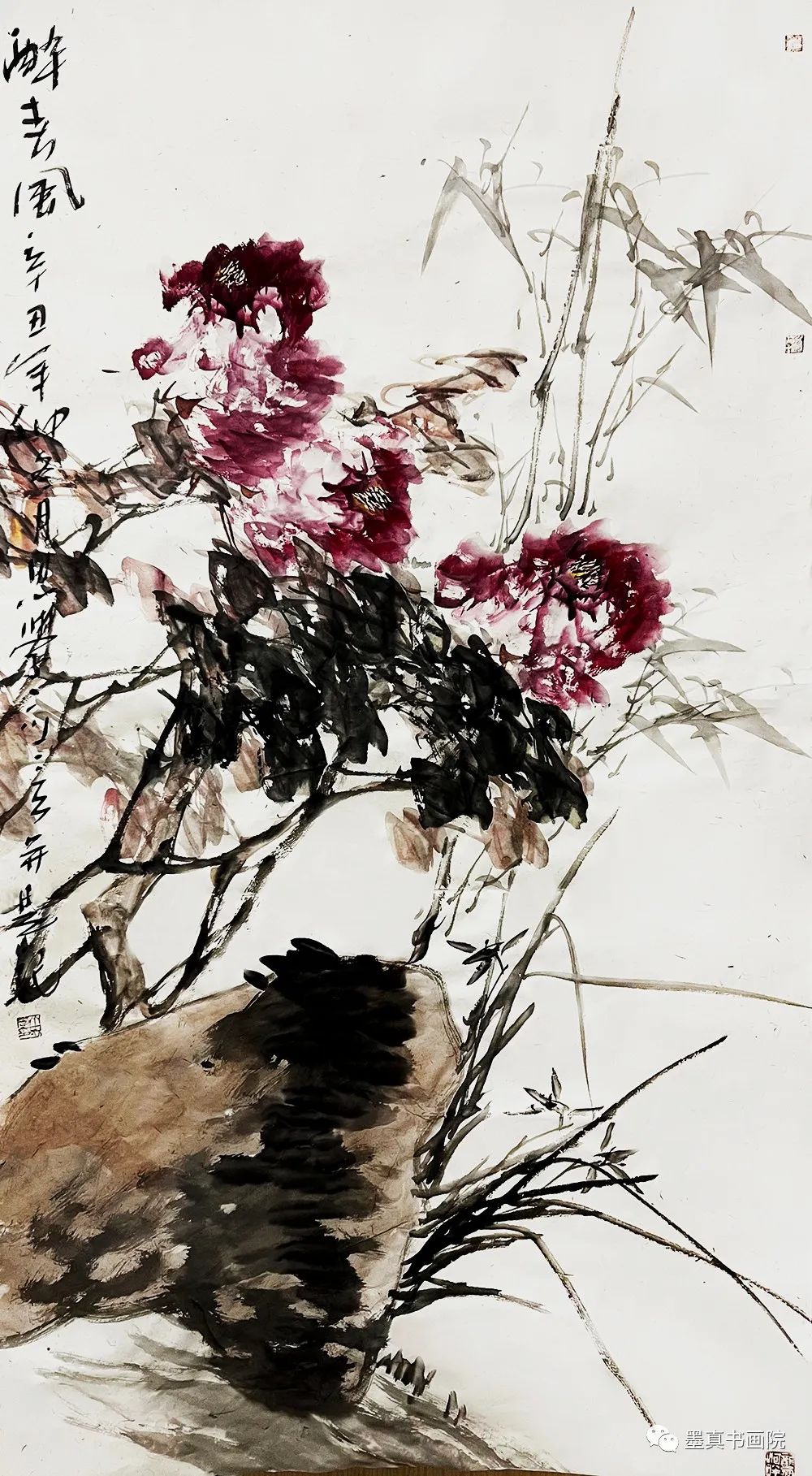 齐思学花鸟画作品图片,水墨一品当代书画名家精品展