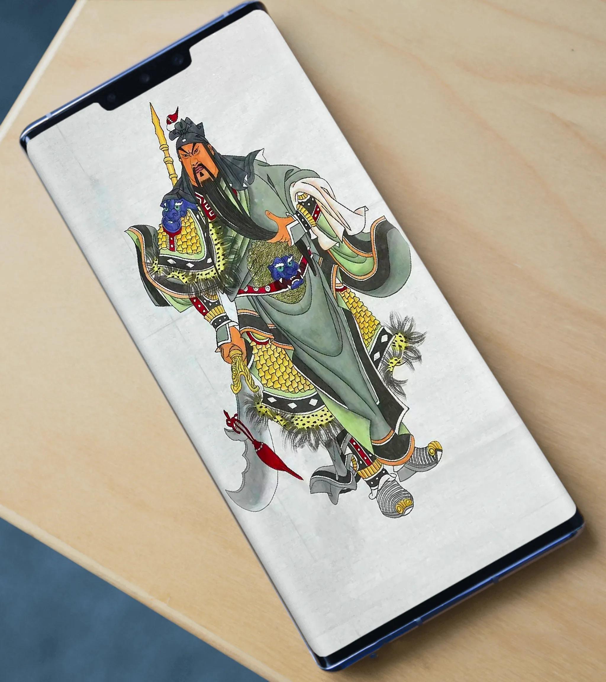 武财神关公高清手机壁纸,武财神图片壁纸高清大图