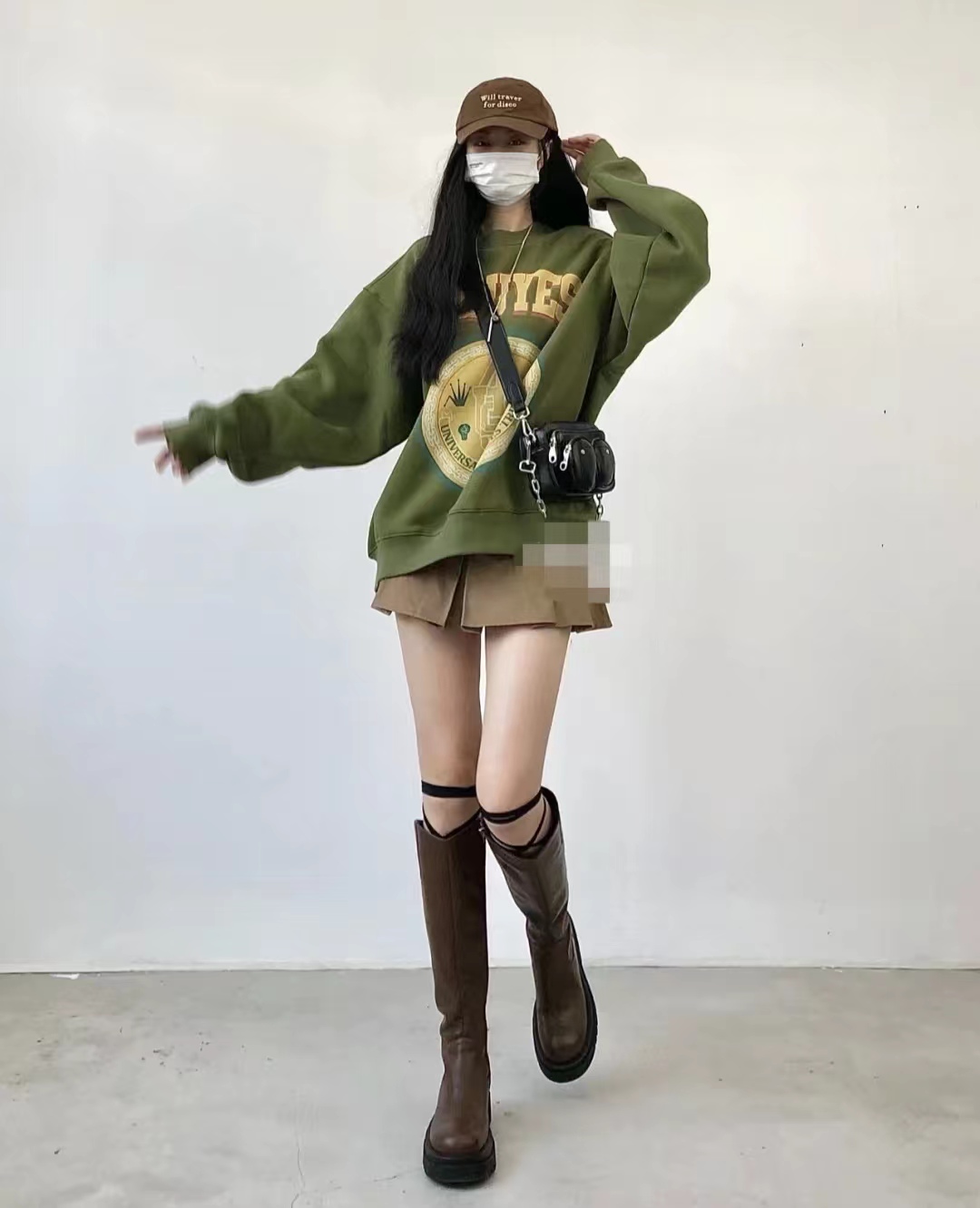 卫衣叠穿内搭加绒打底衫女秋冬,卫衣叠穿搭配秋冬