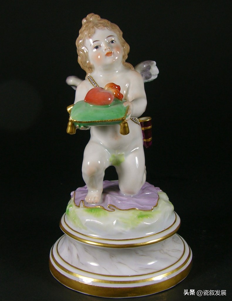 欧洲瓷器之祖-梅森Meissen制瓷厂-爱神丘比特“爱”主题瓷塑(2)