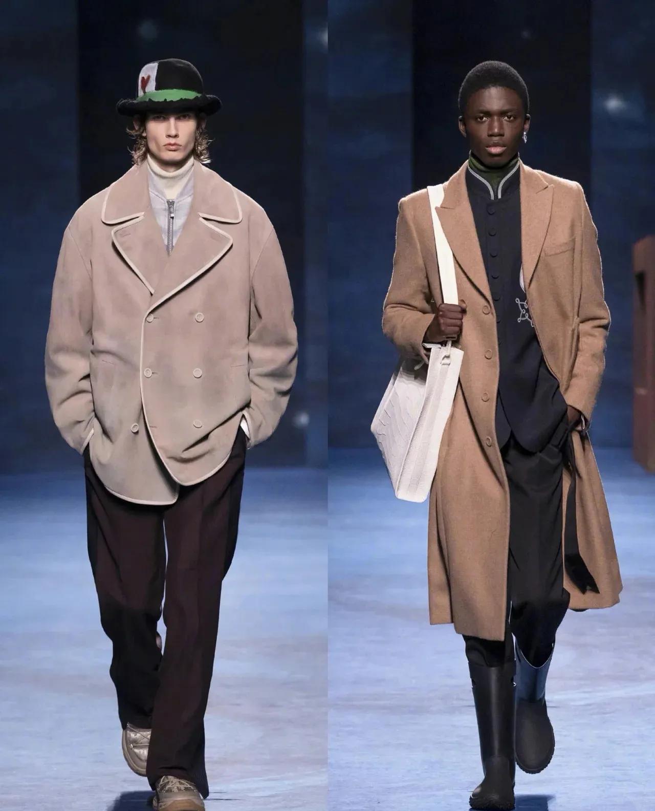 DiorHomme男装冬季系列,dior秀场1985