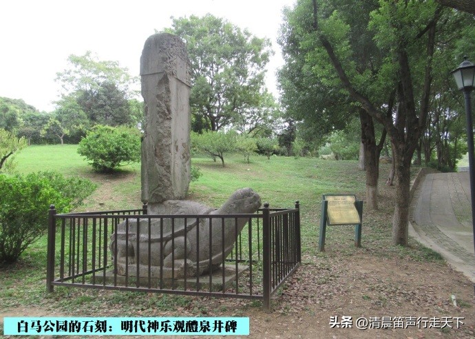 白马公园白马石刻朝代,公园石刻精品欣赏