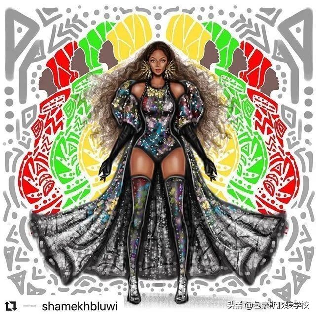 国际时尚插画师插画作品欣赏图文,创意插画古埃及