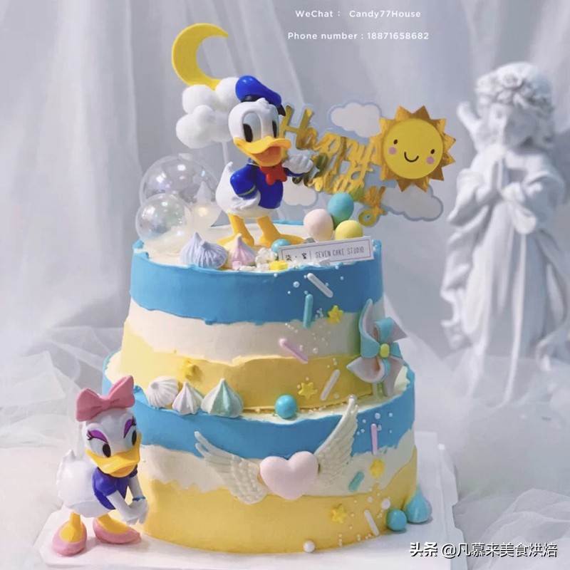 六一儿童节透明蛋糕盒子,六一儿童节蛋糕礼物