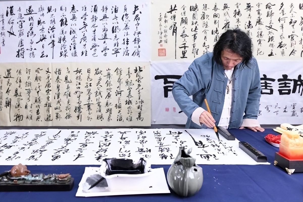 书法家邵强,画家邵强书画价格