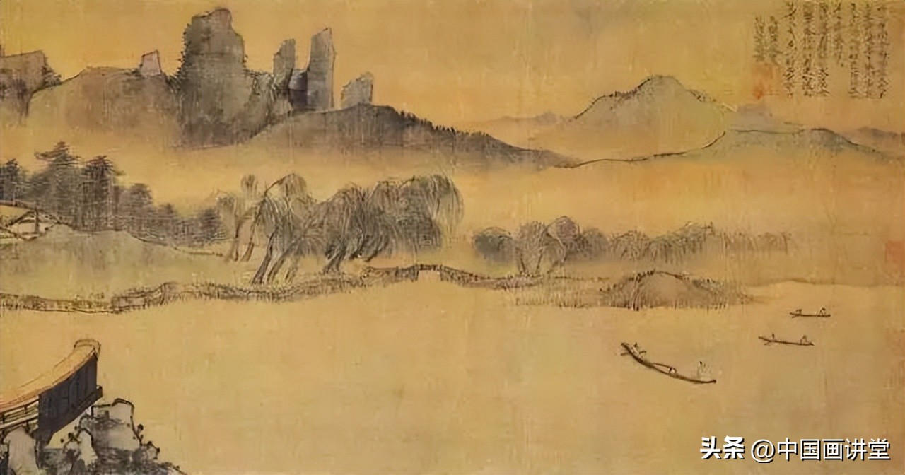 明代山水长卷图,明代山水100幅大饱眼福