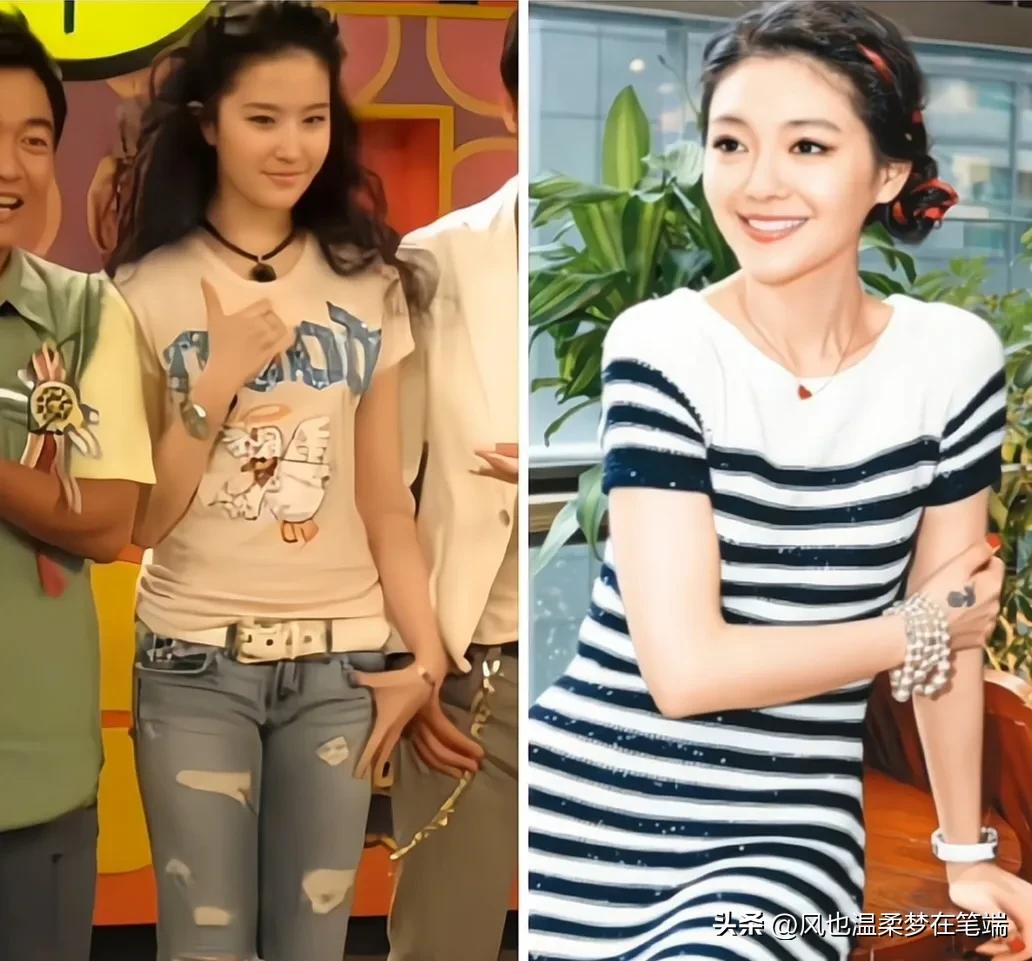 刘亦菲大s同框,刘亦菲和现在明星古装对比