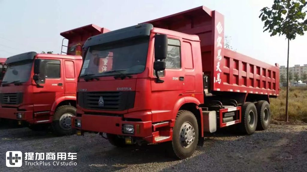 重汽成商造豪沃v7-x新能源车亮相,外国人买中国卡车