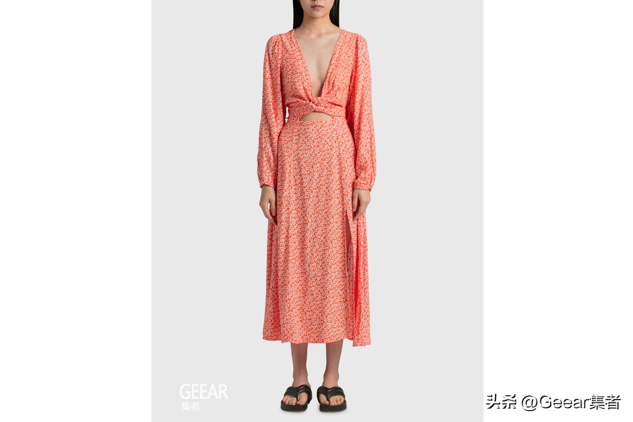 女士今年最流行直筒连衣裙,入秋潮流时尚连衣裙