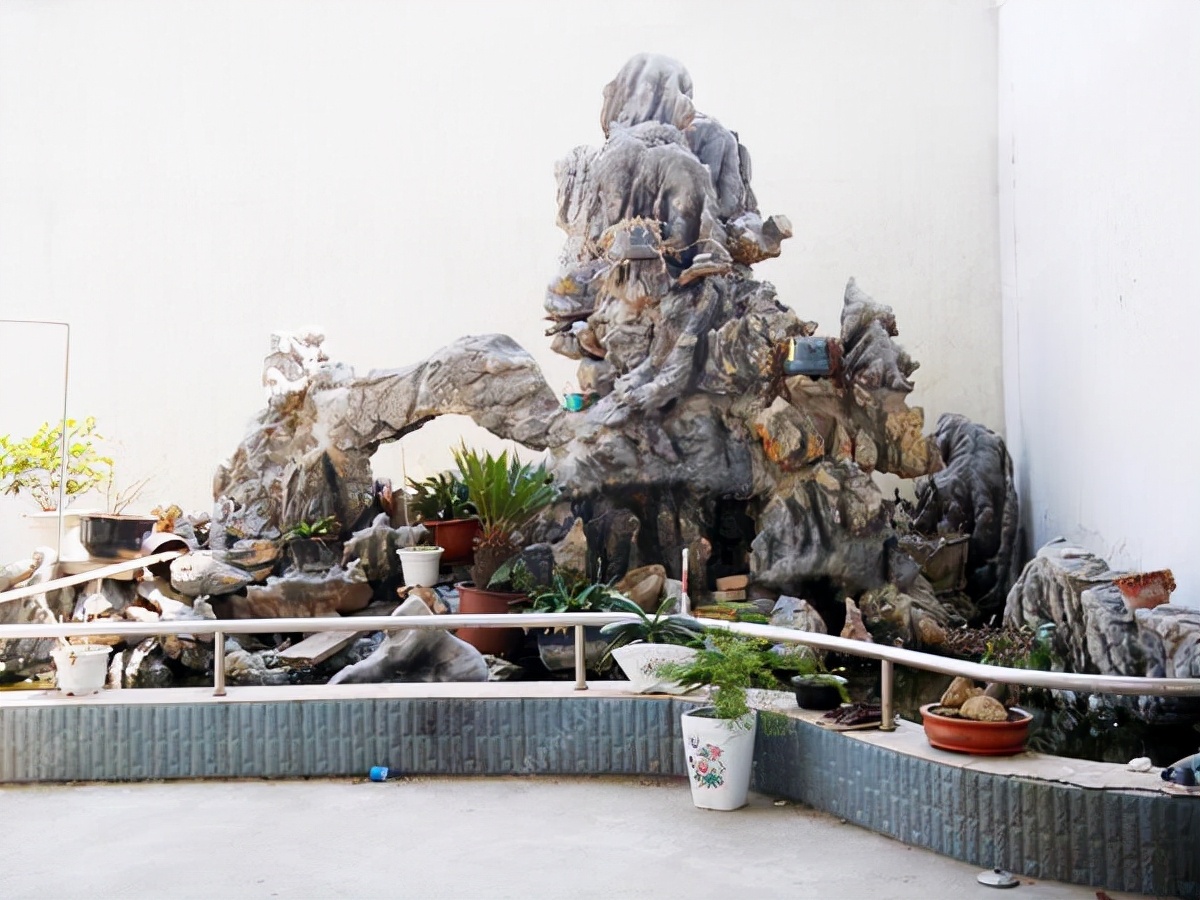 南昌灵璧石假山设计效果图,假山石制作设计推荐