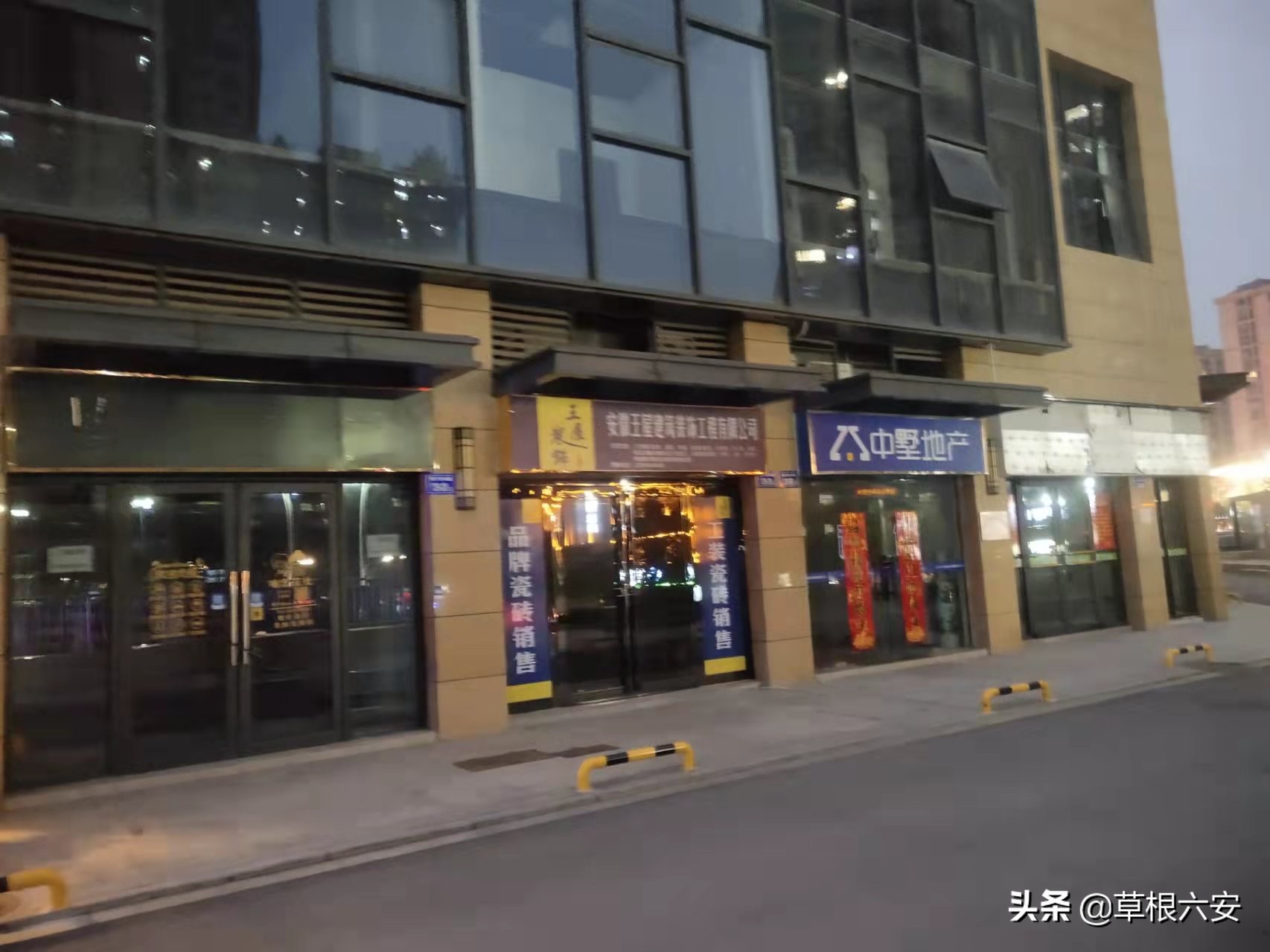 人气低迷的商铺,六安商业城现状