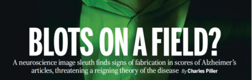 大*局骗**!误导全球16年!阿尔茨海默病重磅论文涉嫌“造假”