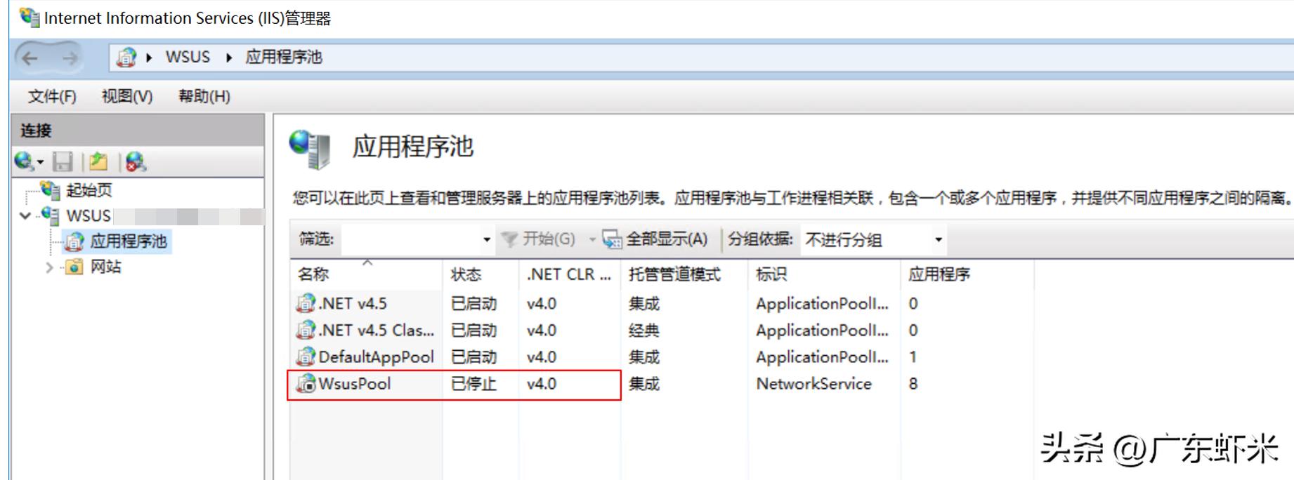 iis程序池自动关闭,如何检测iis应用程序池