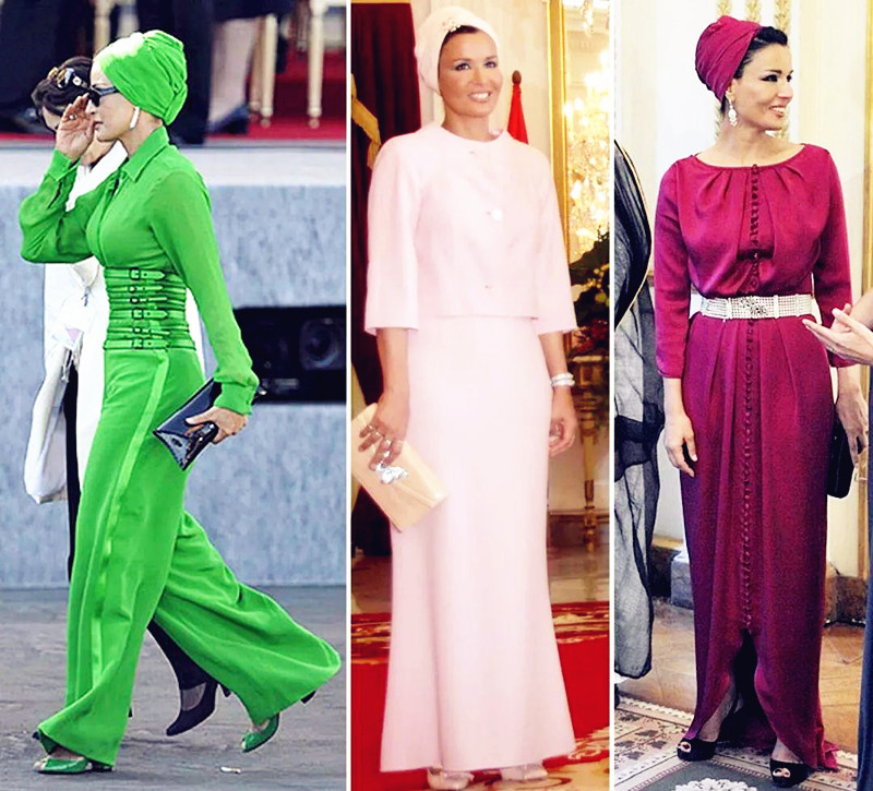 卡塔尔王太后气场,卡塔尔王太后英国女王