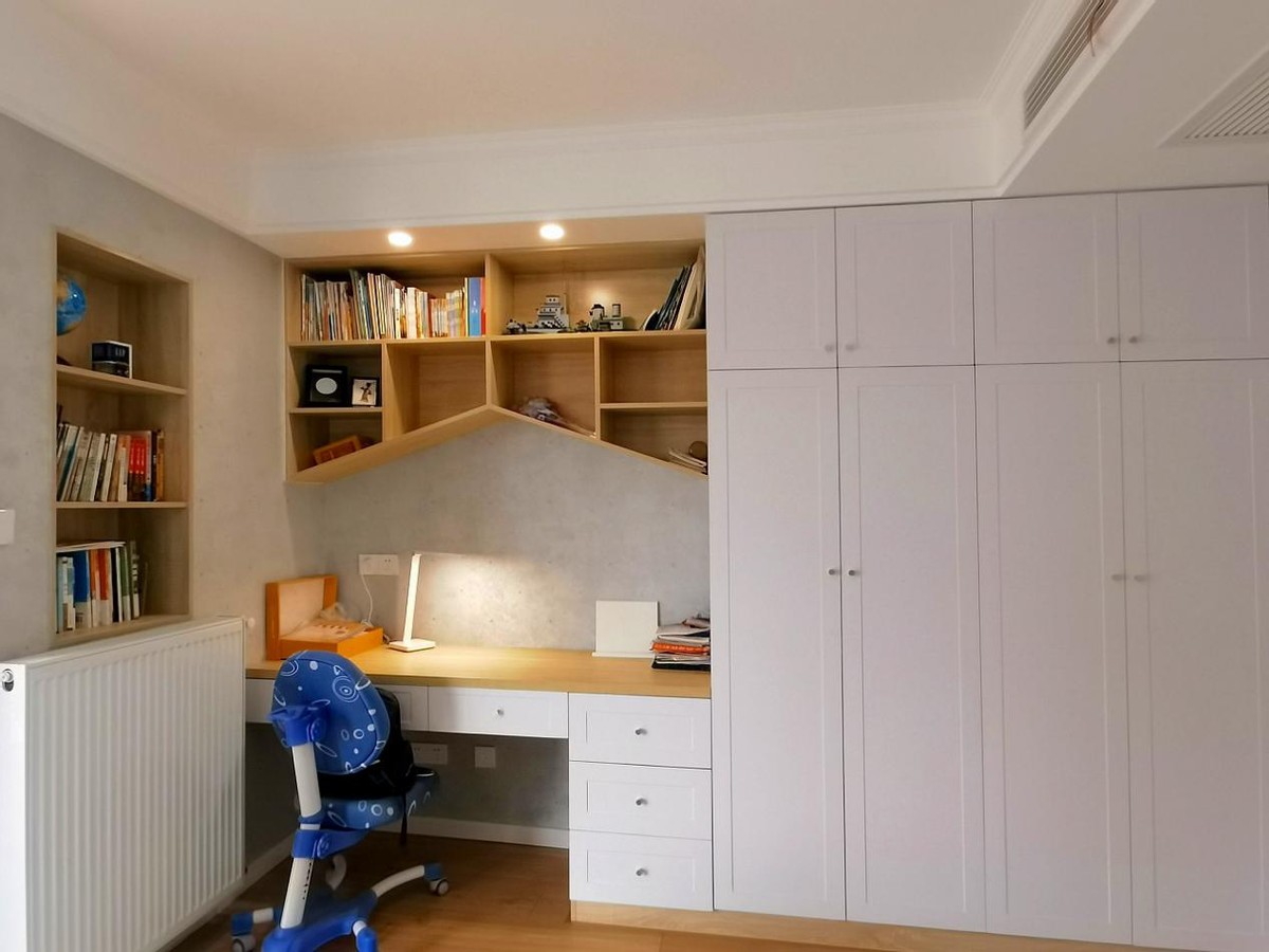 花漾紫郡120平复式装修儿童房设计让孩子更专注