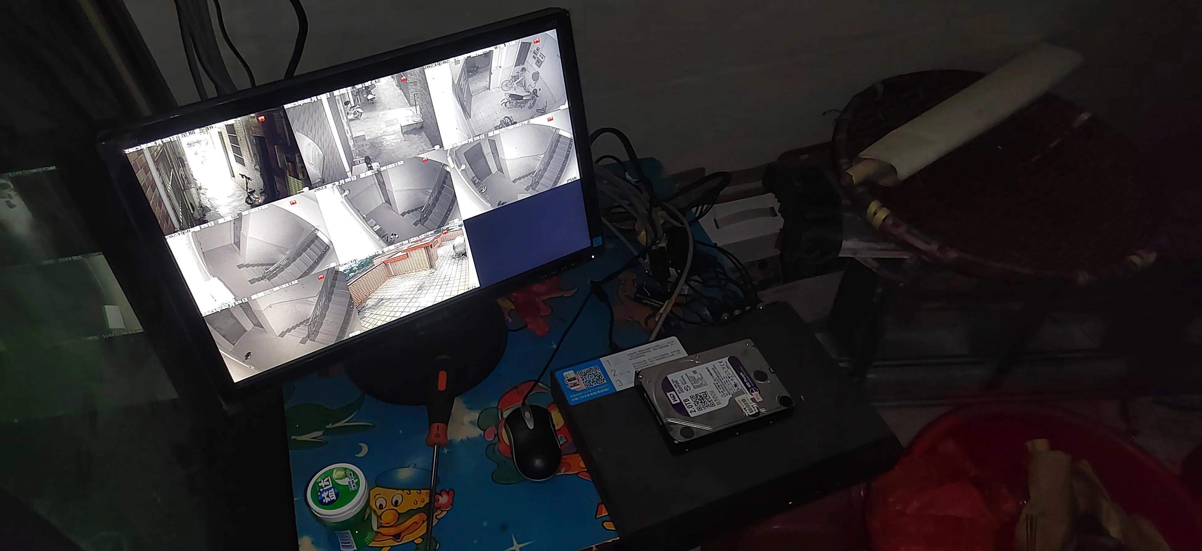 维修监控摄像头无网络视频信号摄像机无画面显示监控头坏了教程