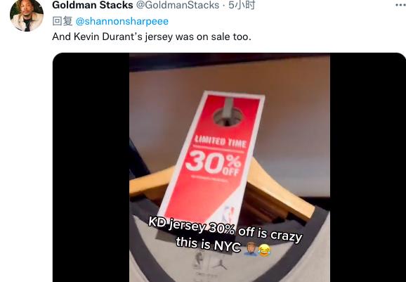 杜兰特雷霆球衣打折,威少球衣半价销售