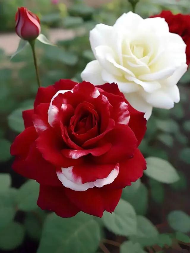 婀娜多姿的玫瑰花