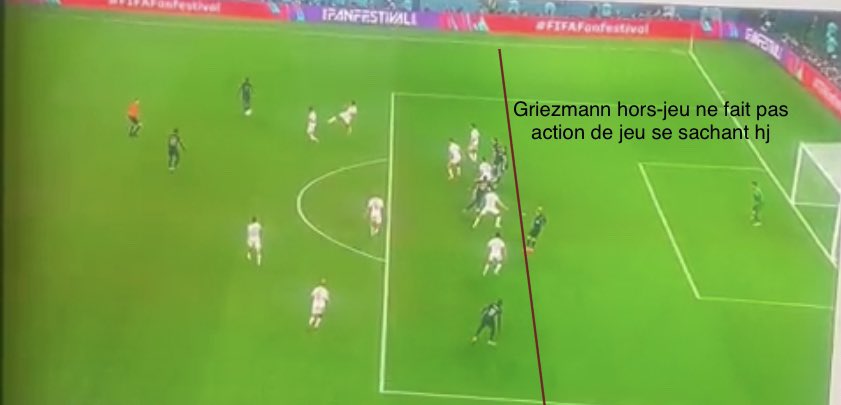 世界杯格列兹曼越位进球,格列兹曼失点球