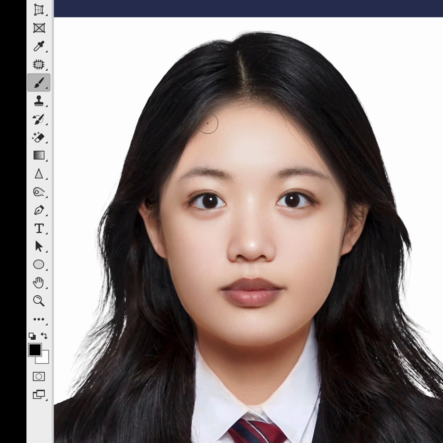 证件照系列课程之如何给人物抠图换脸详解，你学会了吗？#p图