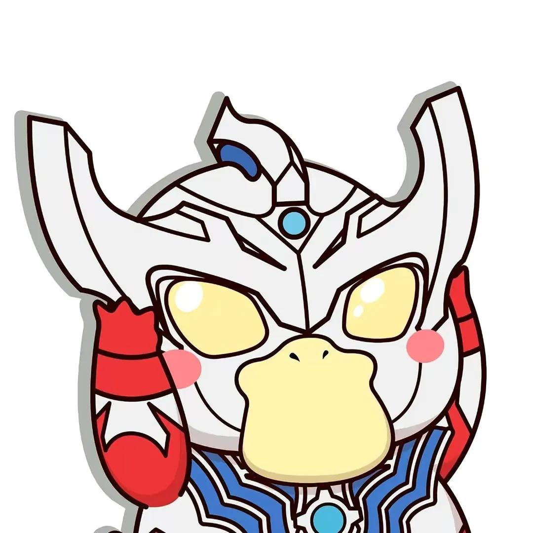 各种可达鸭头像,可爱可达鸭头像大全