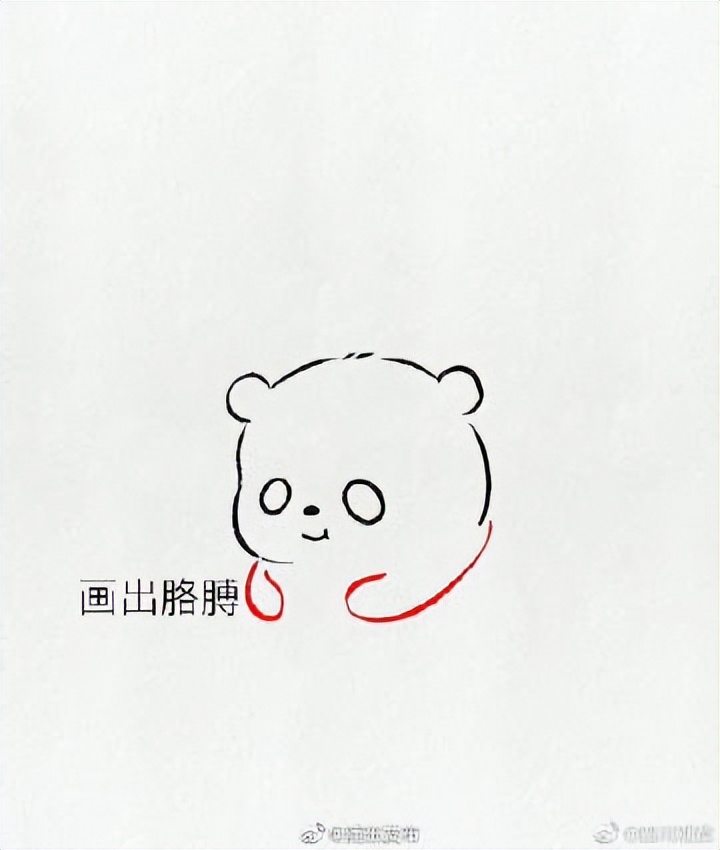 简笔画大熊猫图片大全大图,可爱q版大熊猫怎么画简笔画