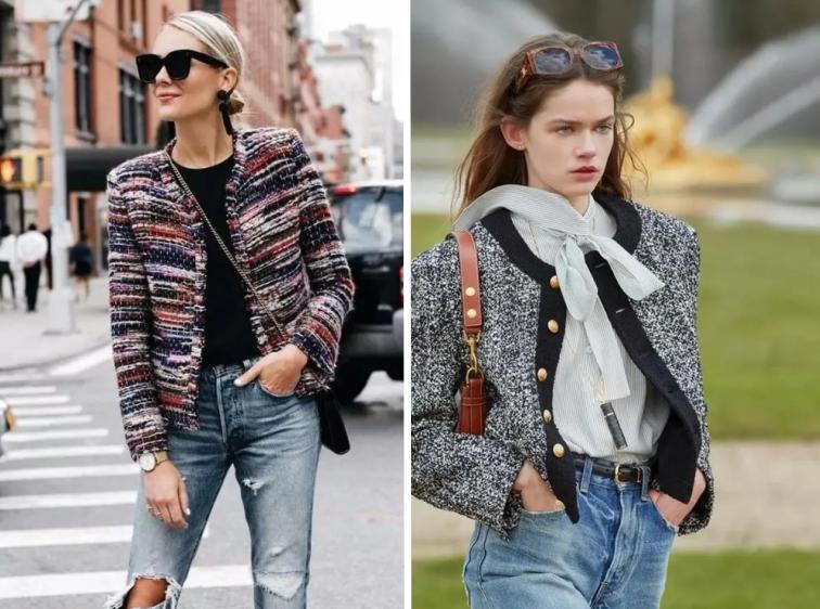 白的小香风怎么搭配比较甜美,小香风穿搭如何不落俗套