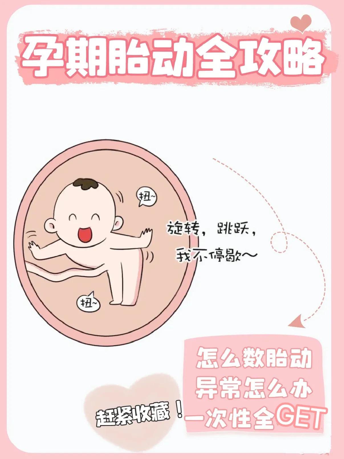 孕妈妈可以感受到的胎动有哪些,孕妈妈胎动注意事项