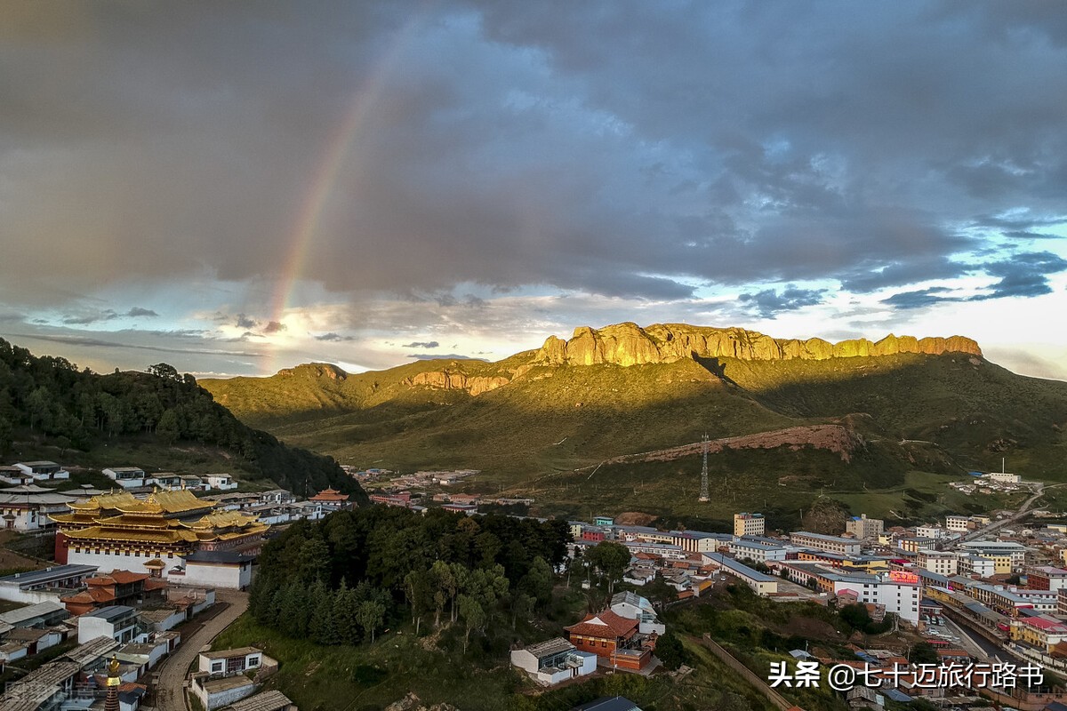 青海甘肃旅游地图全图详细,甘肃青甘环线攻略