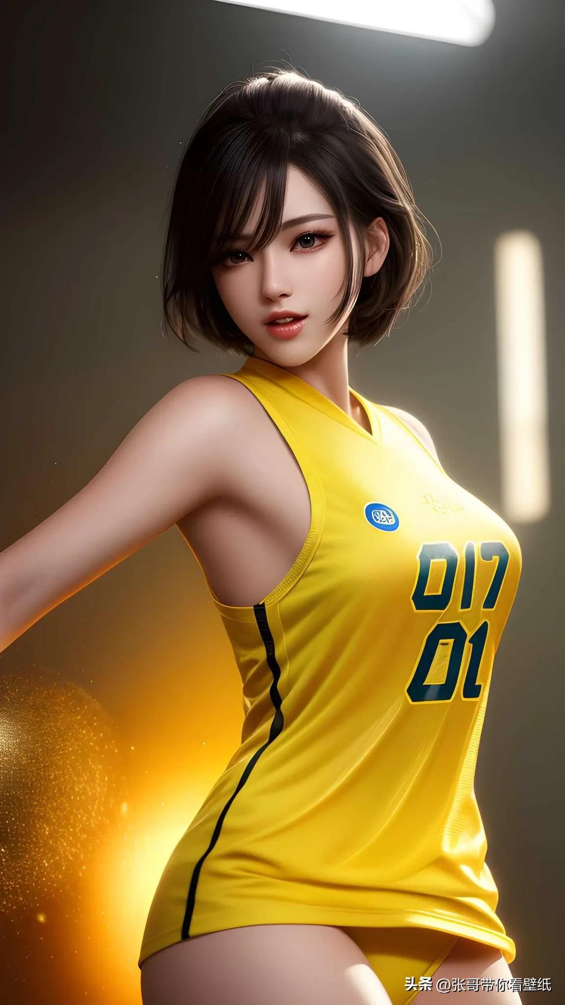 ai绘画篮球女孩,ai绘画篮球队