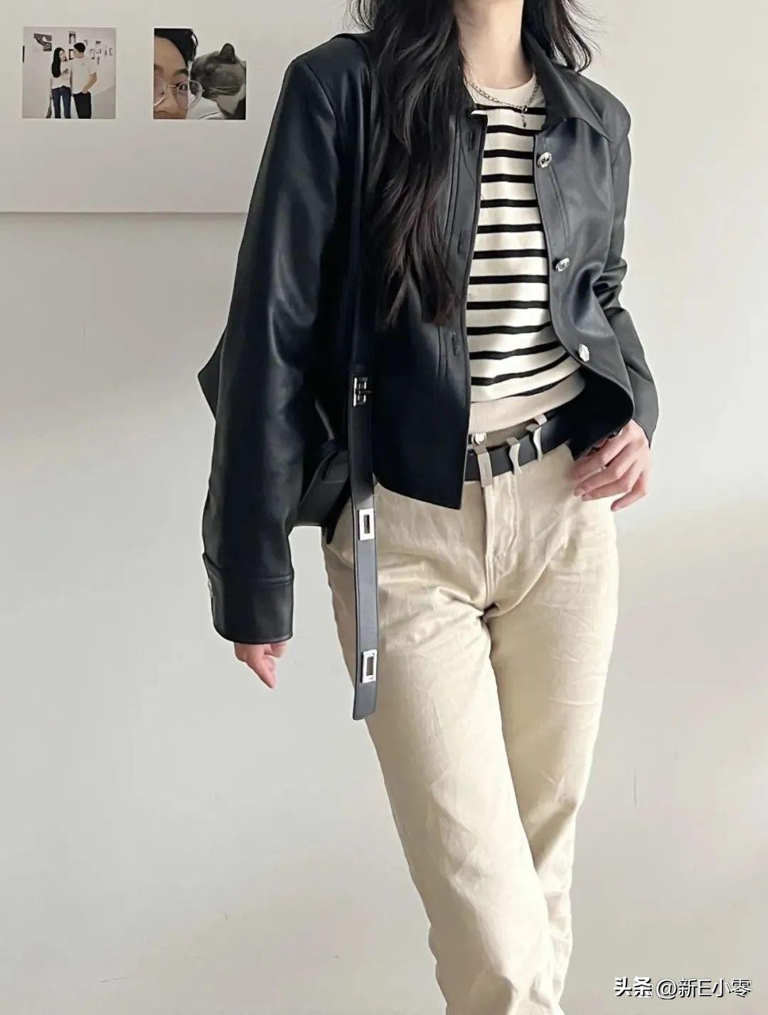 早春oversize皮衣,春装大码外套胖mm早春皮衣