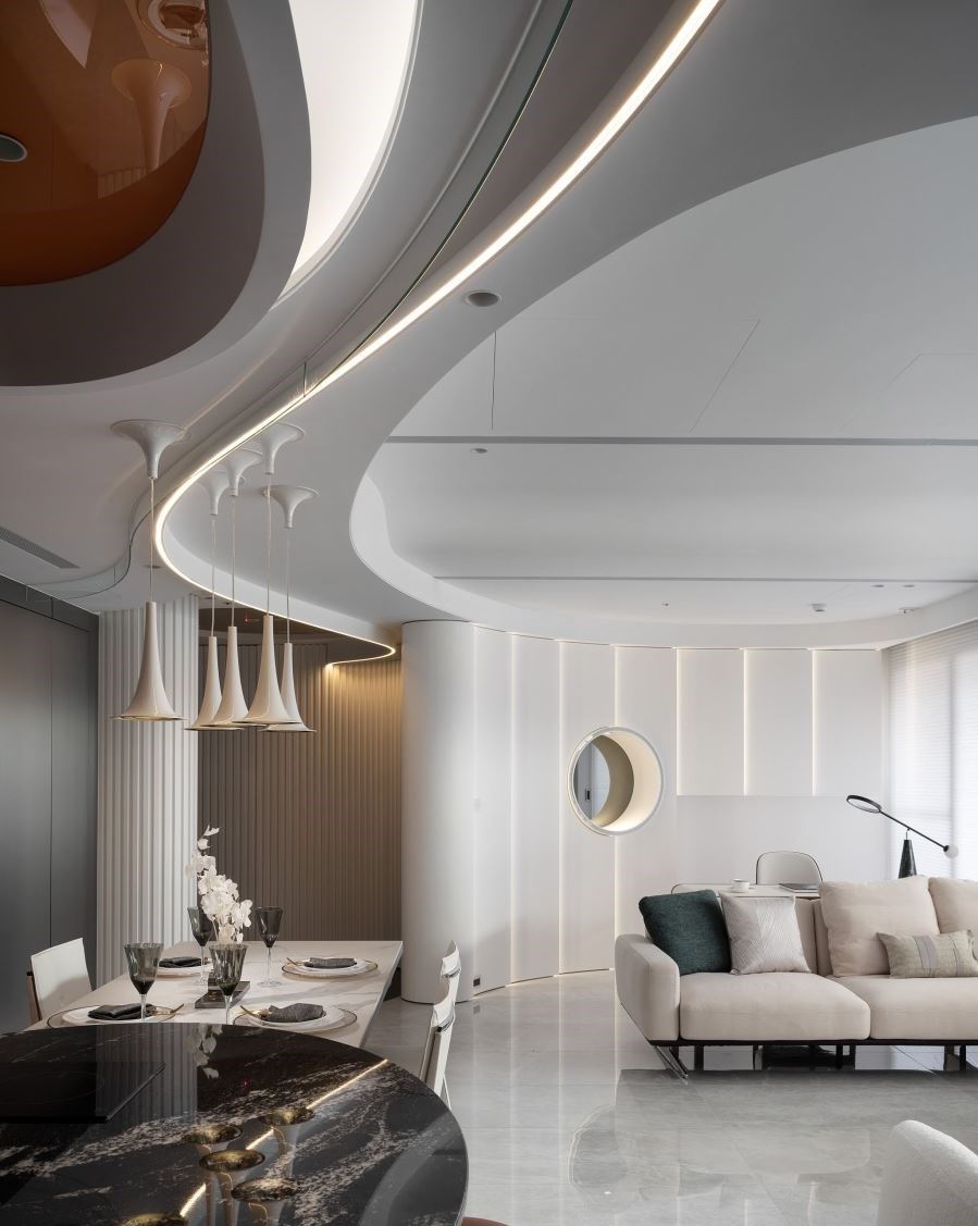 125㎡客餐厅全开放，美貌又透亮！家像艺廊，医生夫妻大爱