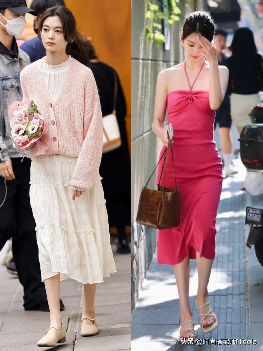 粉色系穿搭秋冬高级感,初秋粉色系穿搭温柔减龄明媚活泼