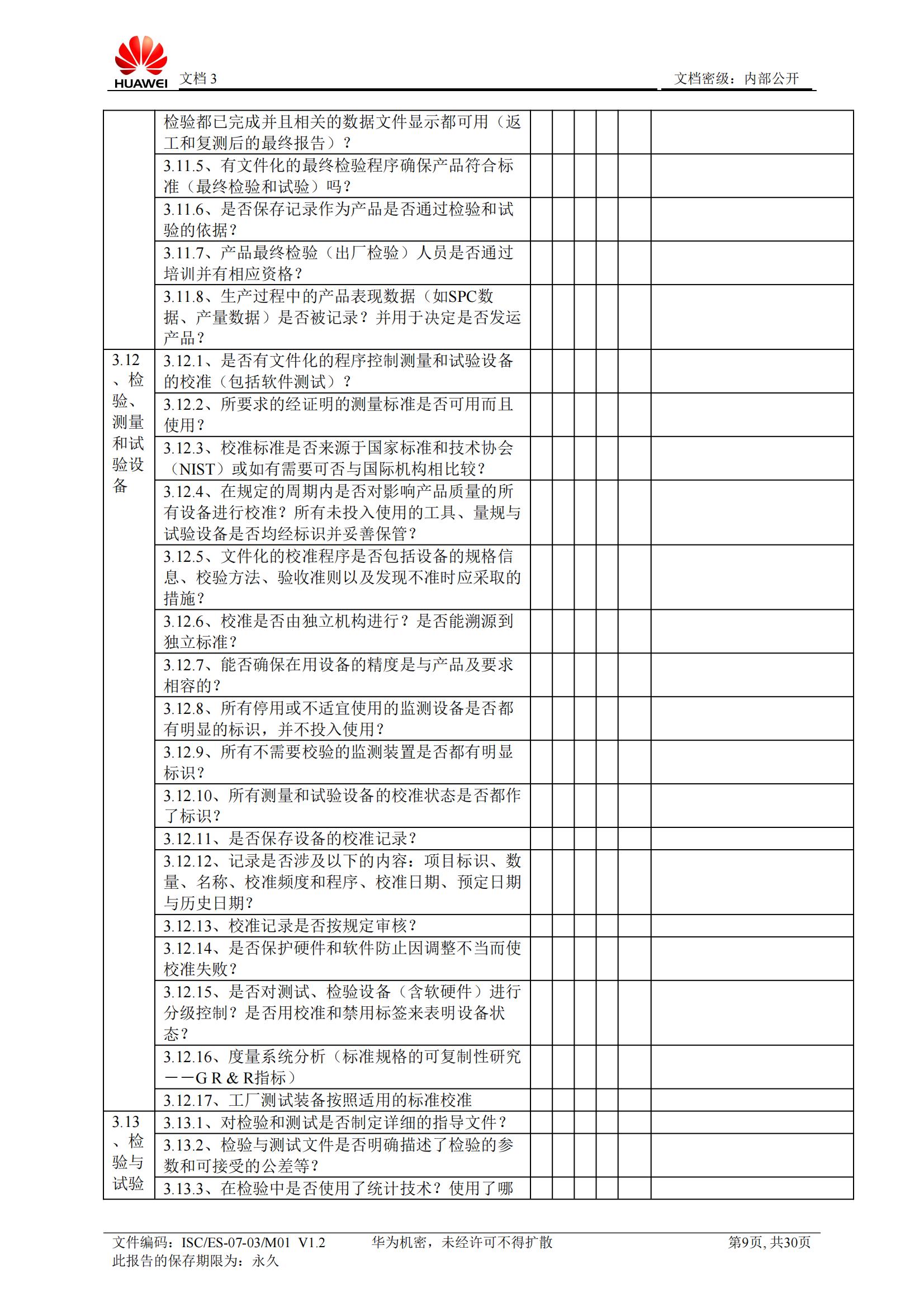 华为考察供货商,华为全球采购供应商